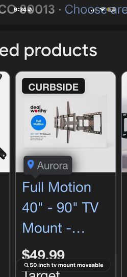 Movable 50inch Tv Mount 