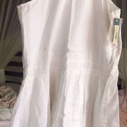 NEW 14/16. White Cherokee Dress Girls. SALE. Only  $8 each Pz. 🍀