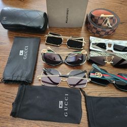 lentes y sinturon  make me offer 