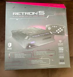 Hyperkin RetroN 5 Black/Purple Factory Sealed NEW HDMI Retro Console