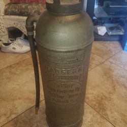 ANTIQUE Badger Fire Extinguisher 