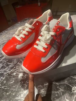 Prada America's Cup Sneakers Red men 10.5