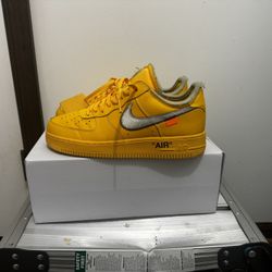 Yellow Off White AF1