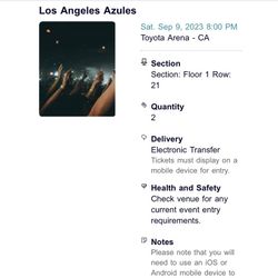 Concert - Angeles Azules