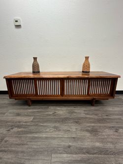Live Edge TV Console / Media Cabinet – 71” L x 21.5” W x 22” H