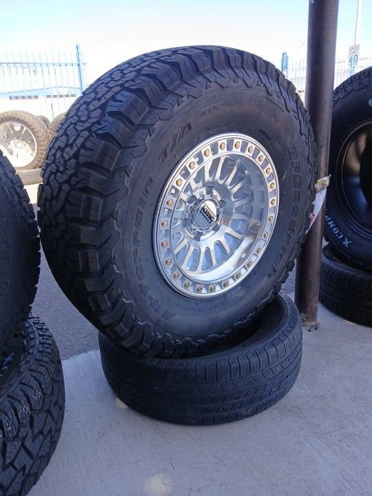 Kmc 17x8.5 6x139 On Bf Goodrich 35s 17s ‼️