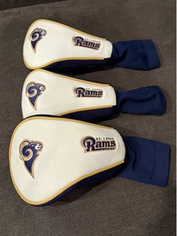 Rams golf club head covers for Driver, 3wood and X (5 wood or hybrid)