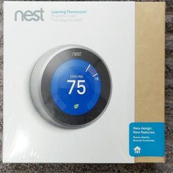 120$ Nest Smart Thermostat Sealed New  