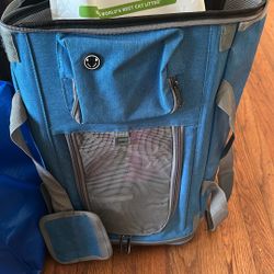 Free Cat Carrier And Small Cat Tree/post