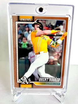 2026 Topps Series 2 Brent Rooker Gold Border Parallel #371 Serial #/2026 A's