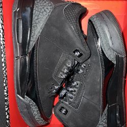Jordan 3 Black Cats Size 6.5