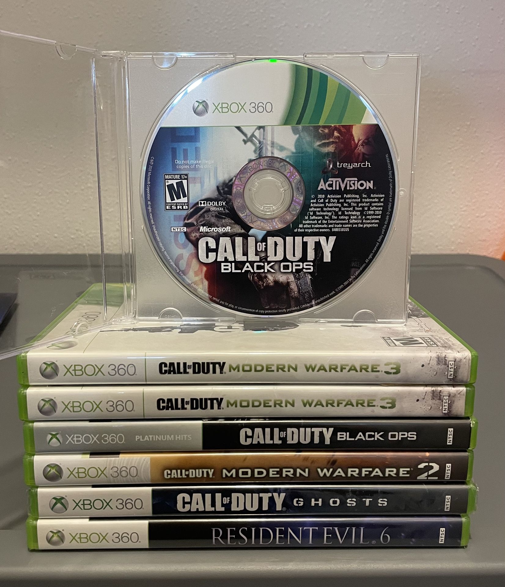 Xbox 360 Games $15 Each (Ghosts sealed $20)