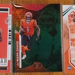 Jamarr Chase Rookie Kickoff Cincinnati Bengals Green Illusion RoY Contender