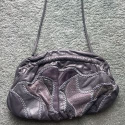 Vintage Leather Large Structured Shoulder Bag
