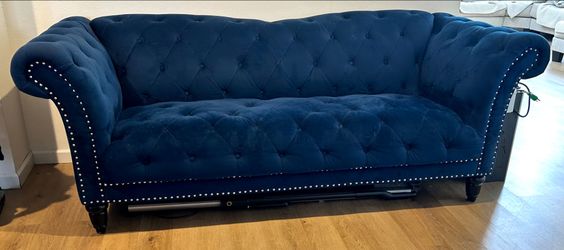 Blue couch