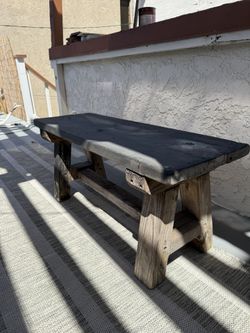 Solid Wood Bench