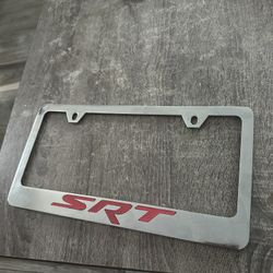 Srt licence plate frame