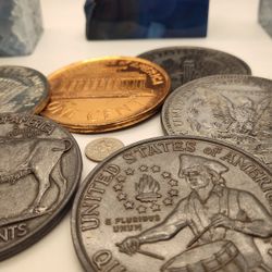 Large Coin Set For Display ( 4" X 4")