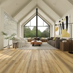Luxury Vinyl Plank - 12M - LVP Flooring - 5 Shades – 7” x 48” | Floating Click | With Padding | NEW