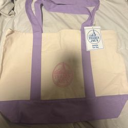 Trader Joe’s lavender tote bag