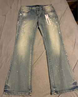 Purple jeans