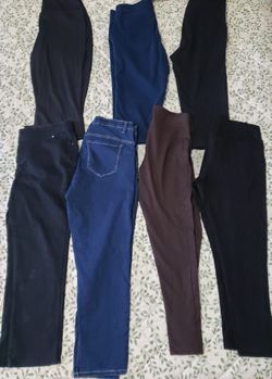 Women's Jeans/Pants & Capri, Size 16/XL! 7 Pairs In Variety Of Colors & Styles! Price For All!