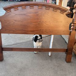 King Size Bed Real Wood