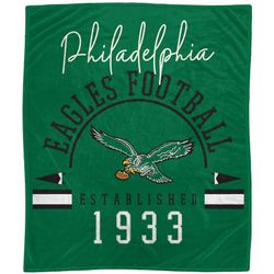 Philadelphia Eagles 60'' x 70'' Script Flannel Fleece Blanket
