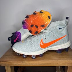 Nike Alpha Huarache NXT MCS 2024 Mid Baseball Cleats Men’s HF1132-001 Size 8.5