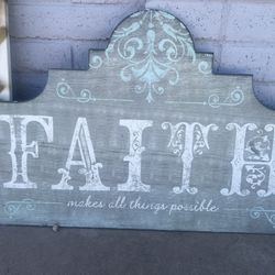 Faith Sign 