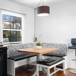 Beautiful Kitchen Nook with Storage