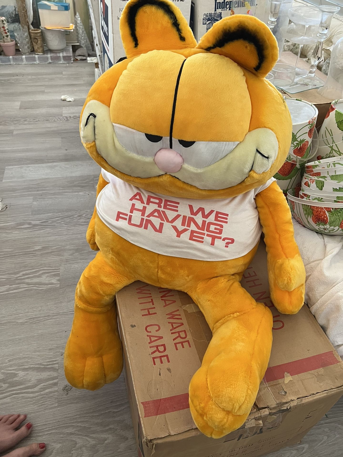 giant garfield stuffed animal