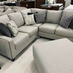 NEW IN BOX - 2pc Sectional Sofa 🌳 Sala 