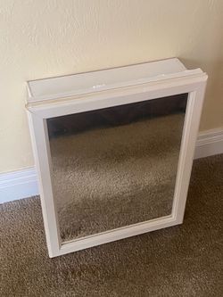 White medicine cabinet