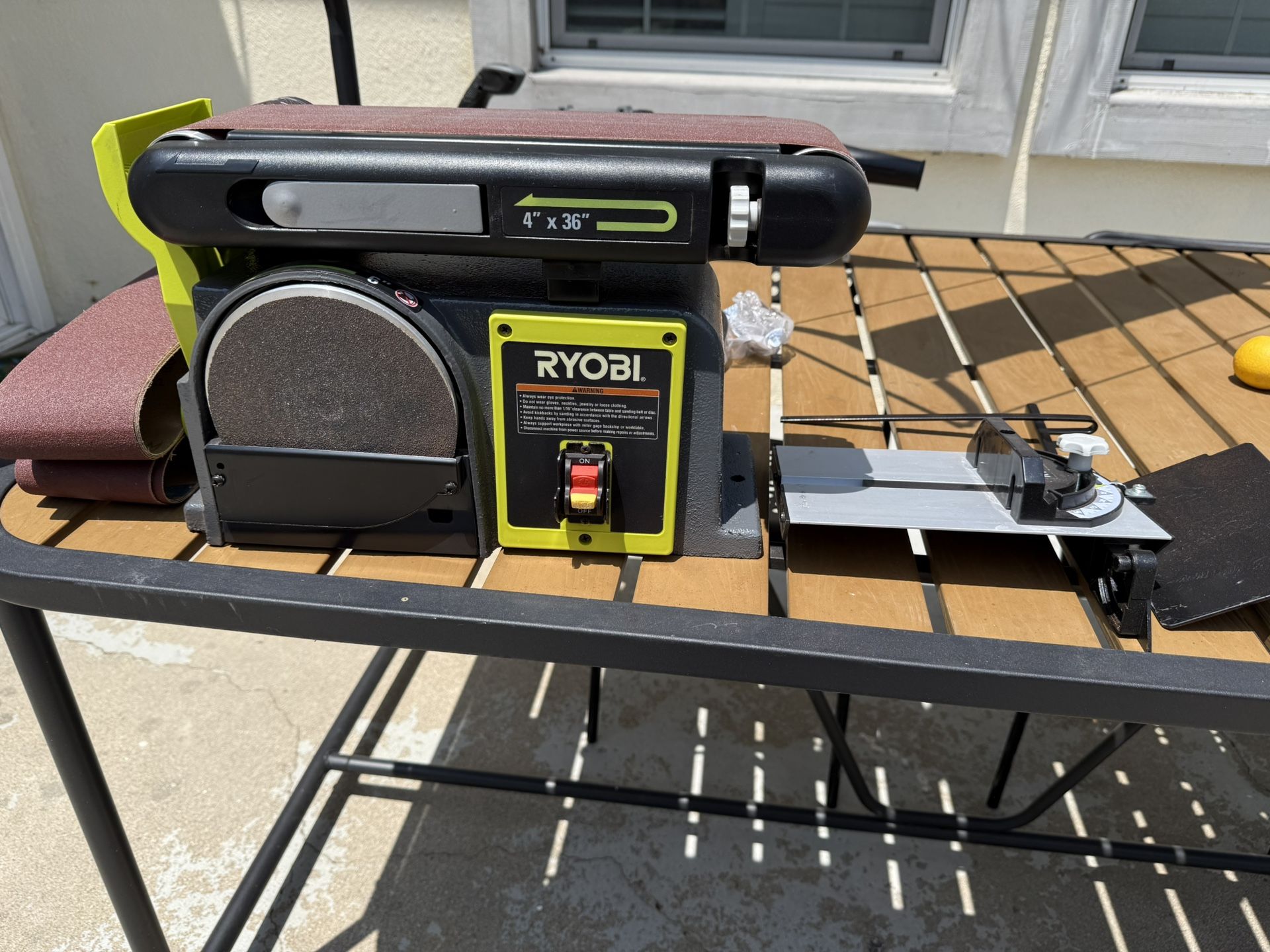 Ryobi Corded Belt And Disc Sander