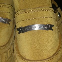 Women Balenciaga Boots Tanish/Light brown