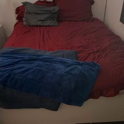 ikea white queen bed frame 