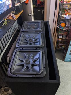 3 12" L7s In Custom 7 Cube Box...