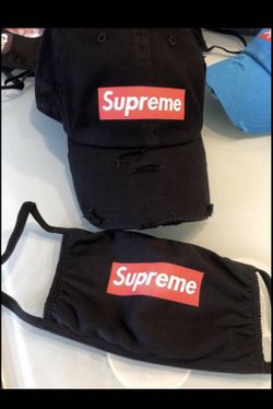 Supreme Customized hats $40 mask $20