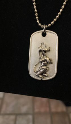 Disney Silver Pluto necklace