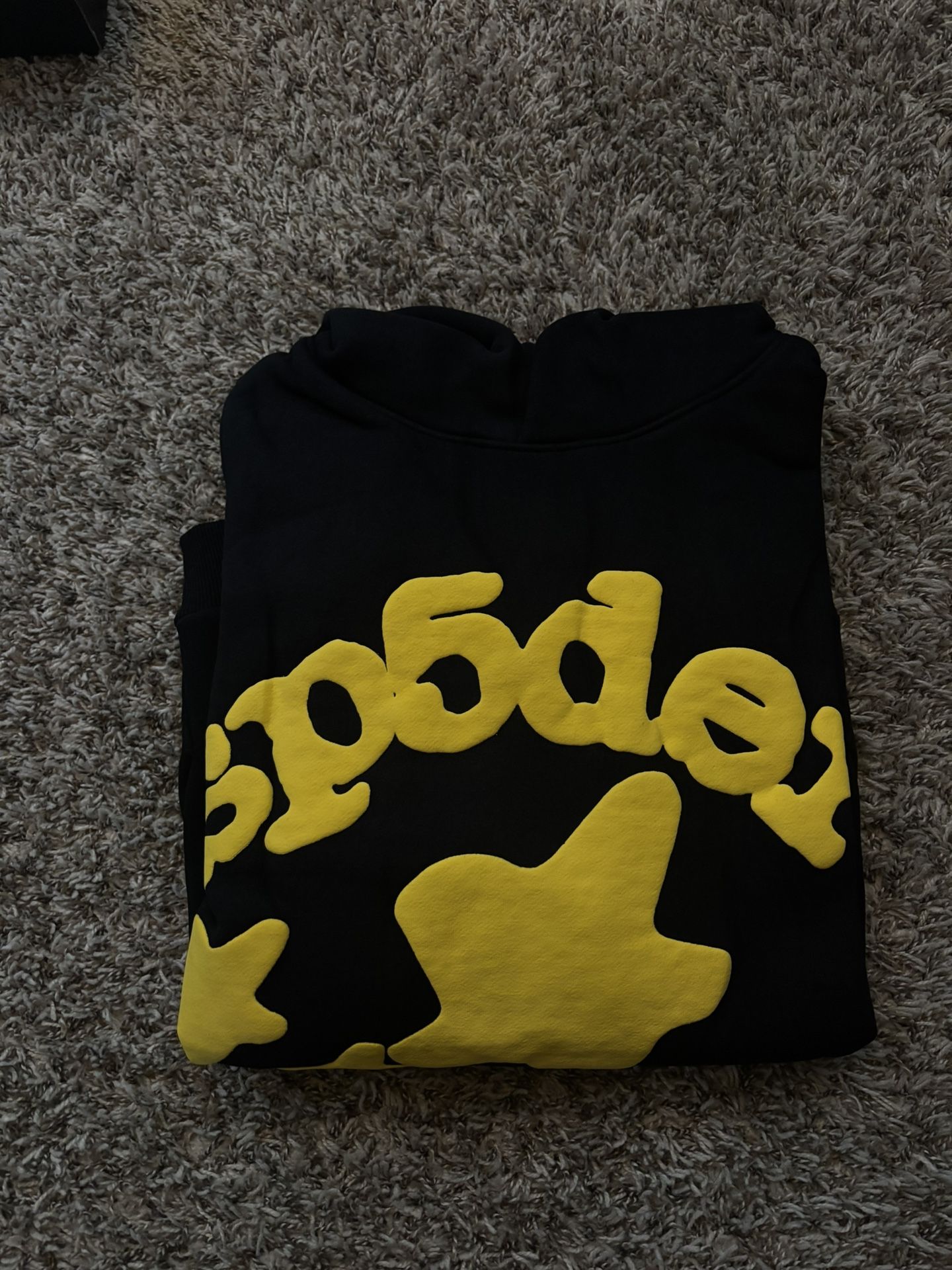 Black And Yellow Spider Hoodie 