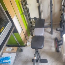 Banca para pesas en buen estado 