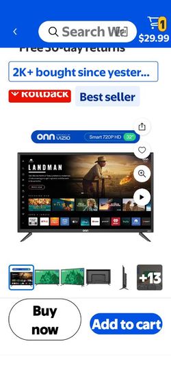 Onn made by Vizio brand new in box, includes everything,