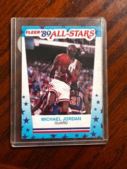 Michael Jordan 1989 All-Star card