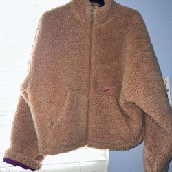 Nike Full Zip Teddy Jacket 