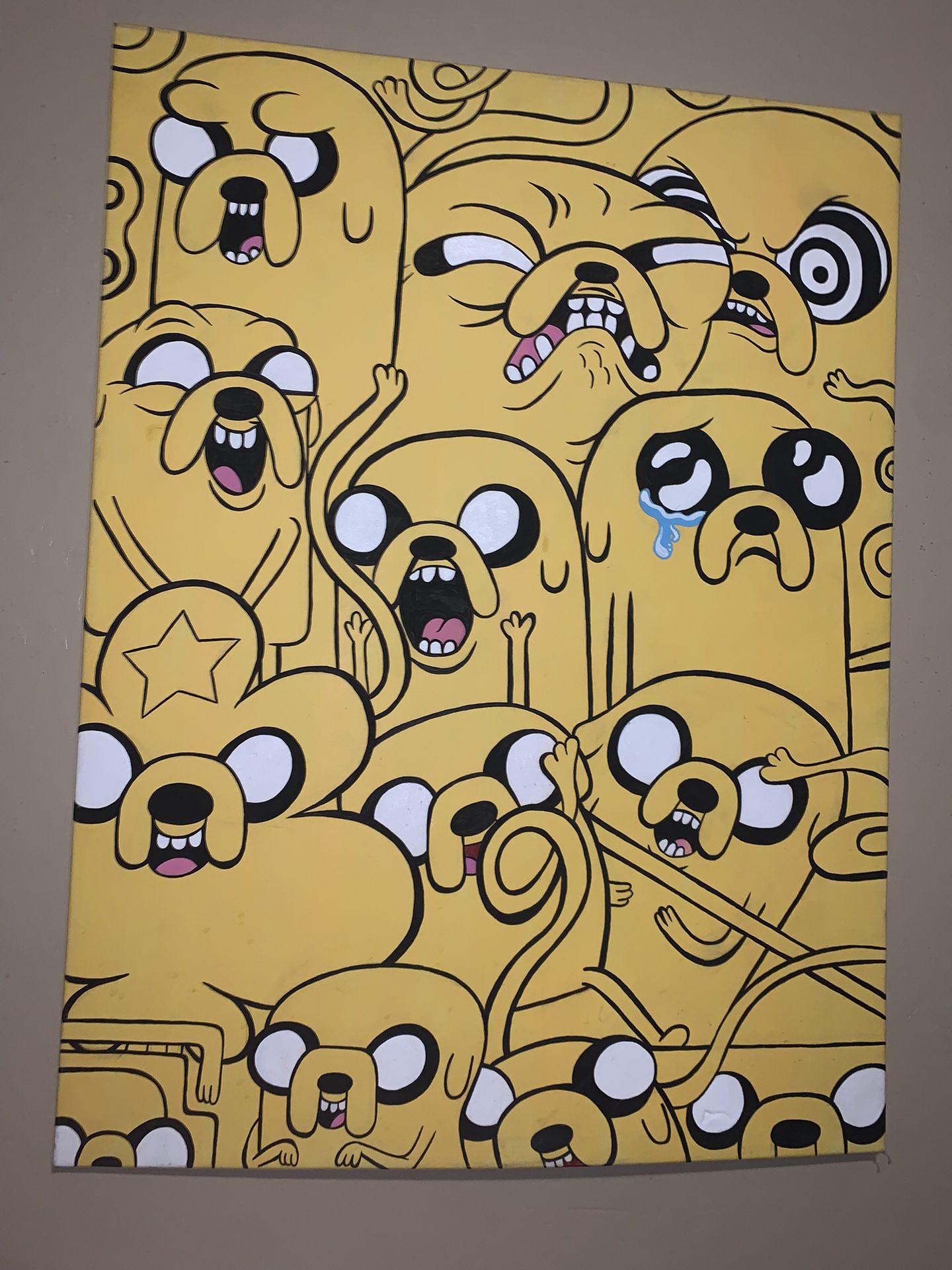 Jake The Dog Custom Painting 