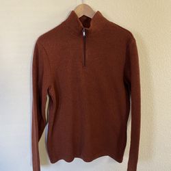 Sweater Fleece Mock Neck