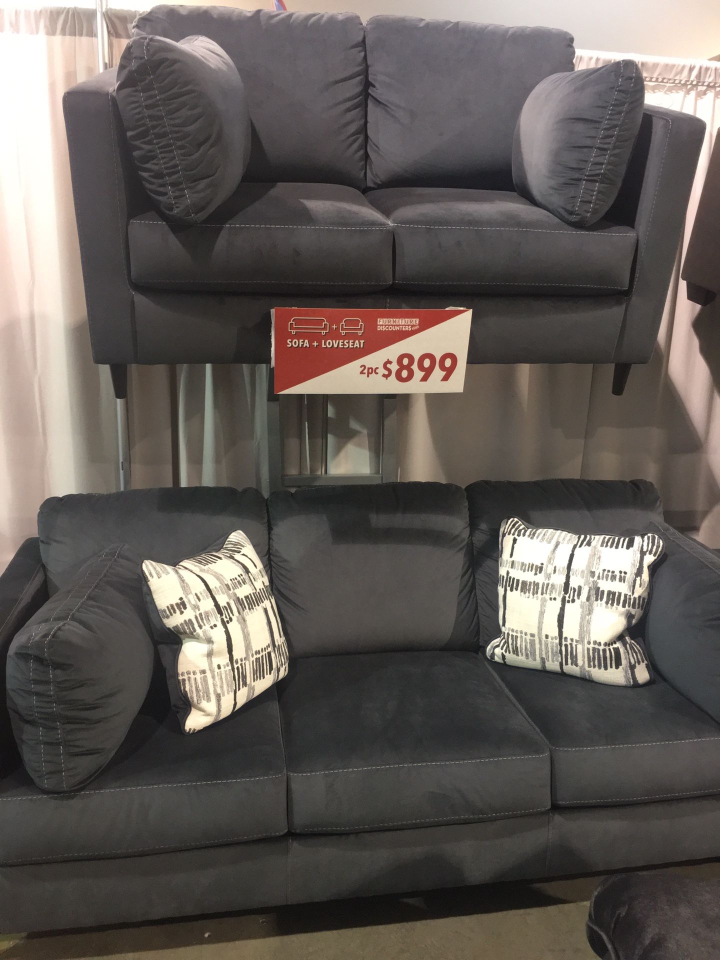 2Pc Sofa and Loveseat Set Black Friday Sale