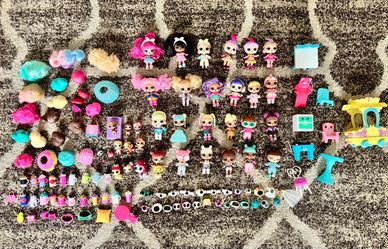 LOL Surprise Dolls Large Lot with Accessories