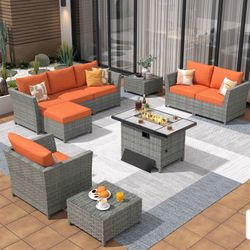 Brand New Patio Outdoor Furniture Set With Fire Pit 